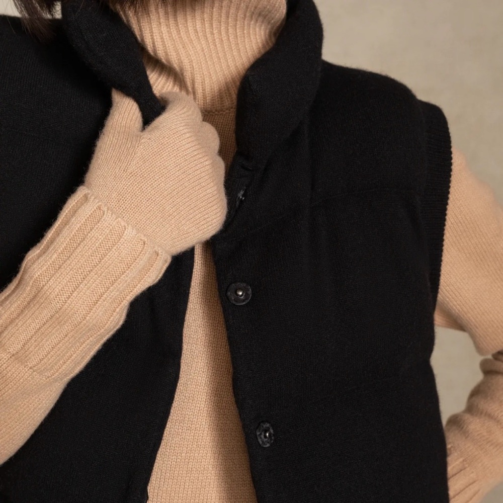 NakedCashmere Black Vest